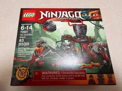 MEOW NINJAGO: The Vermillion Attack (70621) + 70606: Spinjitzu Training - NIB
