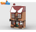 MOC-235708 Winter Village Bakery DIY Model building blocks Toys Christmas gift