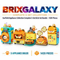 Garfield Complete 5-Set Brick Collection – 1,420 Pieces by Pantasy