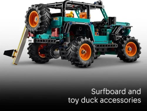 Technic Jeep Wrangler Rubicon SUV Building Set, 723 Pieces Block Build Cars