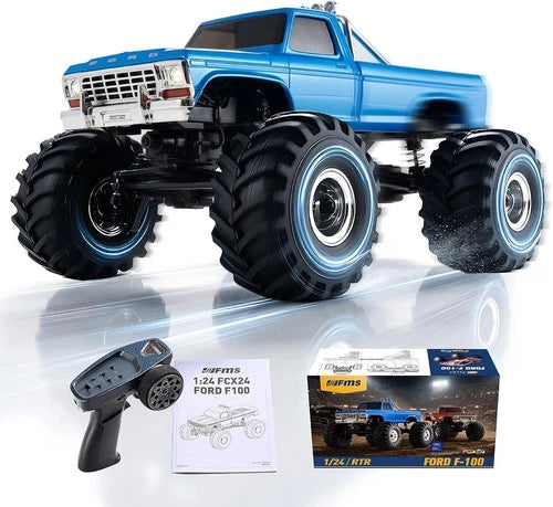 EAZYRC FMS FCX24 Ford F-100 1/24 RC Crawler,Mini RC Truck RTR