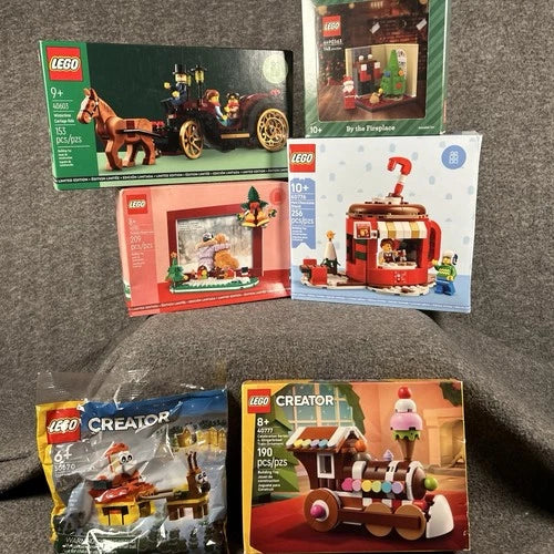 LEGO Christmas Bundle of 6 Sets NEW Factory Sealed Limited Edition Exclusive