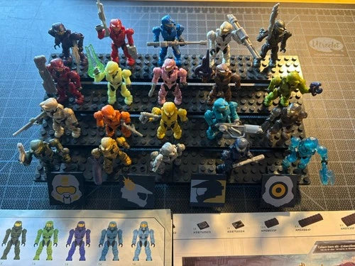 Mega Bloks/Construx Halo Spartan Tribute Pack 100% Complete w/ Manuals 97520