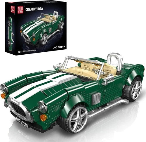 Corba Car Building Block Kit - 1,198-Piece Classic Convertible Model for Adults