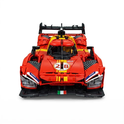 MOC 1:8 Technic Hypercar Racing Car 499P Building Blocks LMH Winner Box 3350 PCS