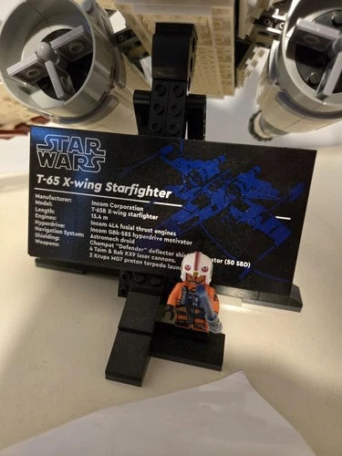 Modubrix Mocs Building Blocks X-wing T-65 Starfighter Set Bricks Toy Kits