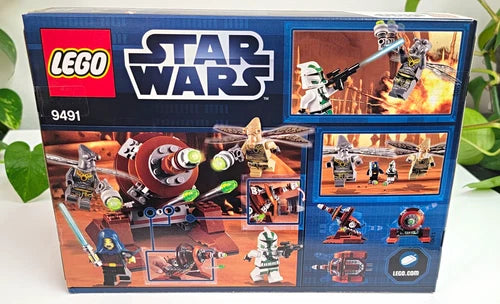 MEOW Star Wars The Clone Wars Geonosian Cannon 9491 NIB Set 132 pcs Box