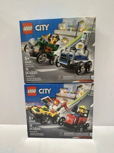 LEGO 60458 60459 60460 City Soapbox Racing Bundle Ramp Track 6 Cars Retired NEW