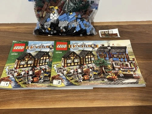Lego Castle 10193 Medieval Market Village INCOMPLETE Set READ DESCRIPTION