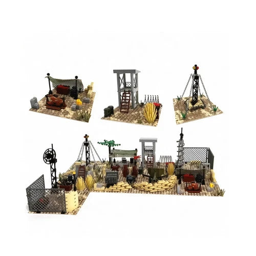 Desert Command Post - Military Base Building Block Set General Jim's Toys & Br
