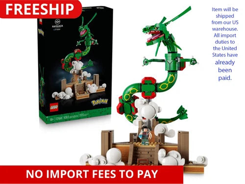 LEGO Pokémon Rayquaza - Collectible Building Set for Adults, Ages 18+, 72168