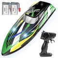 Fast RC Boat with LED Lights, 30+KM/H, High Speed Remote Control Racing Boat, Se