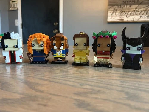 MEOW Brickheadz Lot (18 Total - Built)