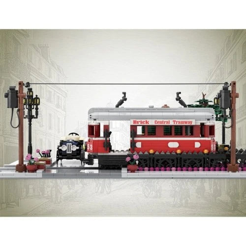 ZITIANYOUBUILD Trolley Crossing 1667 Pieces Building Toys Set Playset