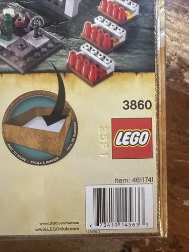 Lego 3860 Heroica Fortaan Buildable Game - New - Factory Sealed - 2011