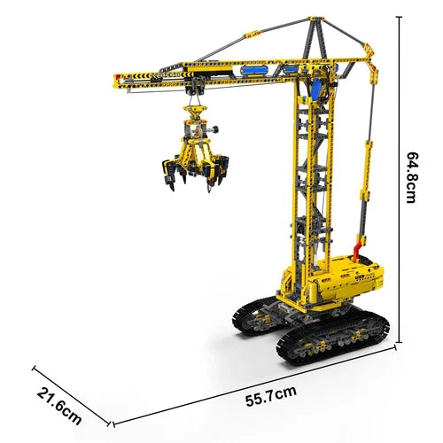 Mould King 17059 Crane Tower Remote Control Truck Engineering Building Block Toy