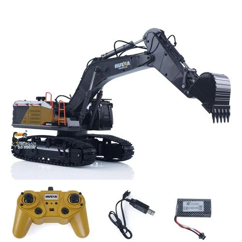 HUINA 1/14 592 Assembled RC Excavator RTR Digger Model 2.4G Radio Light Sound