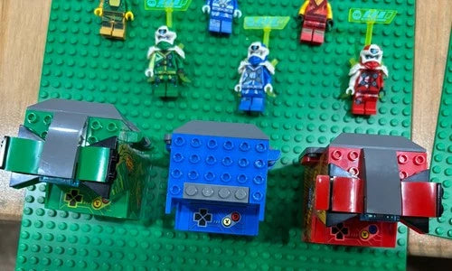 LEGO Ninjago Avatar Arcade Pods: 71714 Kai, 71715 Jay, 71716 Lloyd