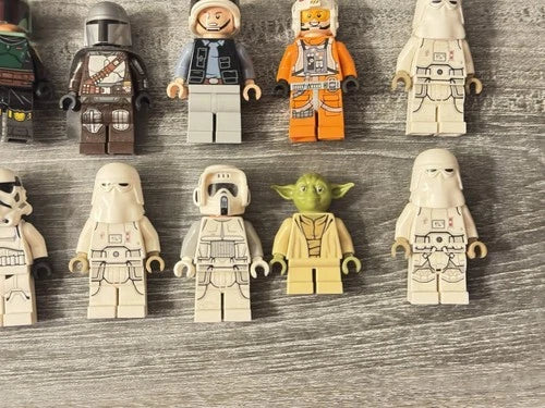 LEGO Star Wars Minifigure Lot (15) Boba Fett The Mandalorian, Snowtroopers Yoda