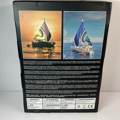 La Brisa The Sailboat 1640 pcs Model #F9074-Building Set w/LED Lights-Technic