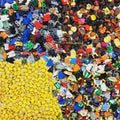 LEGO Build-Your-Own Minifig Guestbook! 50 heads torso leg hair + mounts 4 boards