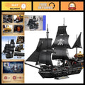Pirate Ship Building Blocks Set - Compatible with Most Major Brands, Fun for Kid