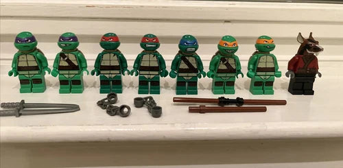 lego ninja turtles minifigures
