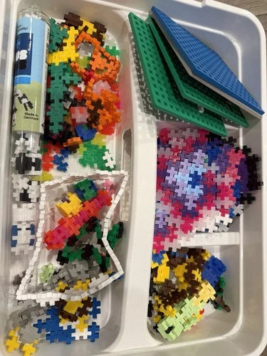 HUGE Lot of PLUS PLUS Building Blocks Over 1.Mixed Color STEM Toy Used