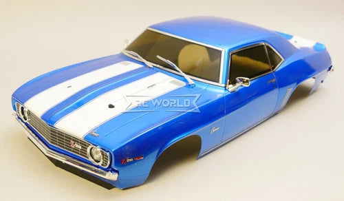 Kyosho 1/10 RC Body Shell 1969 CAMARO Z/28 -FINISHED- \*BLUE\* #FAB704BL