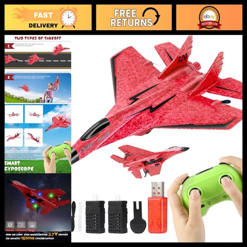 Remote Control Airplane Toy - 2CH RC Su-35 Glider, Easy to Fly, Fun Outdoor Toy