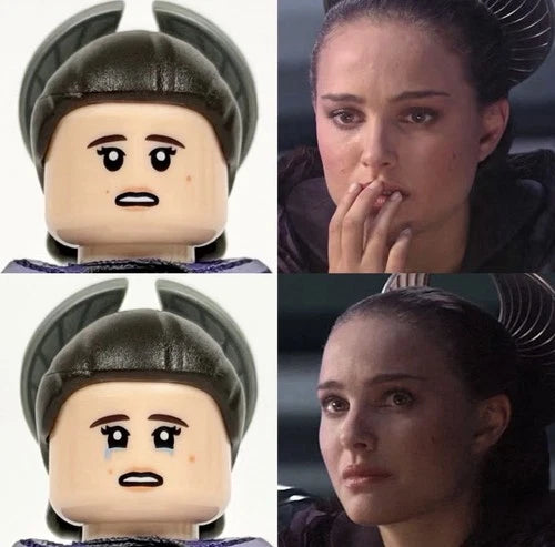 LEGO Star Wars PTC Custom Thunderous Senator Padme Amidala Minifigure NEW