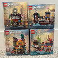 LEGO Micro NINJAGO City 40703, 40704, 40705, & 40706, Set of 4 NEW SEALED