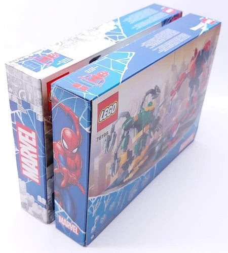Lego 76198 + 76219 Spider Man Doctor Octopus Green Goblin Mechs Lot 2