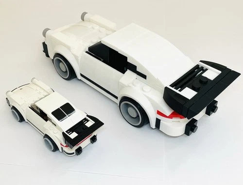 2X Scale LEGO 75895 Speed Champions Porsche 911 Turbo 3.0 3D Printed Custom