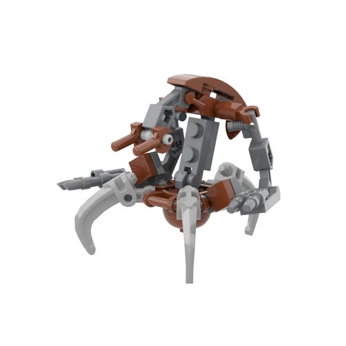 MOC: Geonosis Arena Stage with 5 Monsters Movie Scenes 2126 Pieces Good Quality