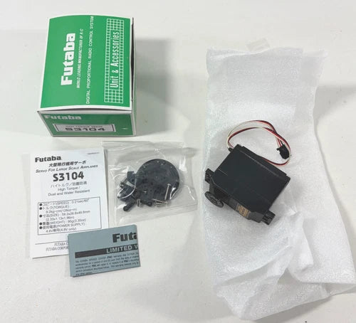 Futaba S3104 3104 High Torque 1/4 scale RC Remote Control Airplane Servo NOS New