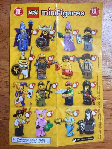 LEGO 71007 Collectible Minifigures CMF Series 12 LOT of 13 SEALED Bags NO DUPES
