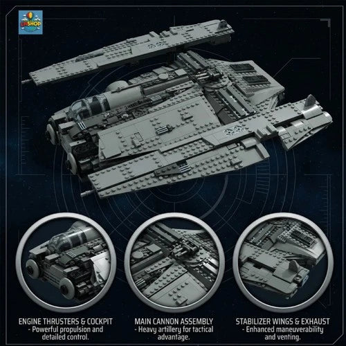 Star Wars Fondor Haulcraft MOC Building Bricks Set 1730 PCS Collectors Model