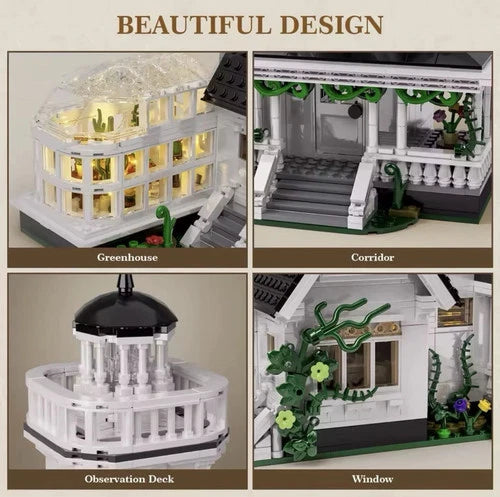 1877 Pcs Magic House Blocks Set Owens House Building Set Creator Architecture