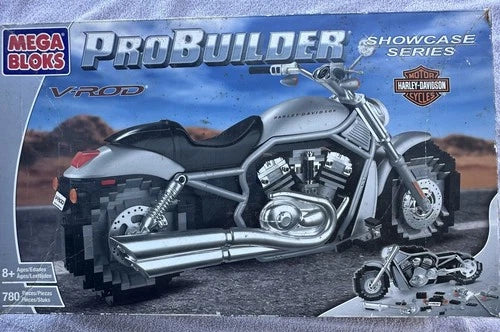 2003 Mega Bloks 9773 ProBuilder Harley Davidson Motorcycle V-Rod Showcase Series