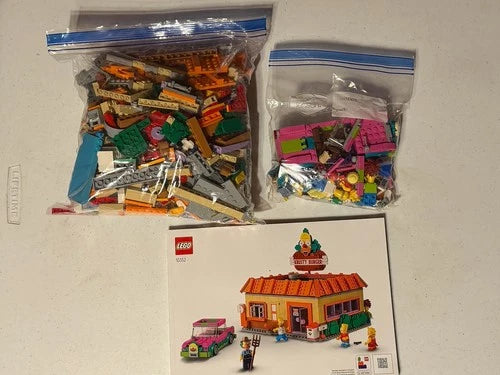 MEOW Icons The Simpsons 10352 Krusty Burger Build Only 100% Complete
