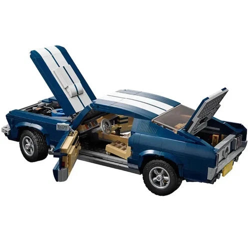 Ford Mustangs Sports Racing Car MOC Technical Building Blocks Bricks Set