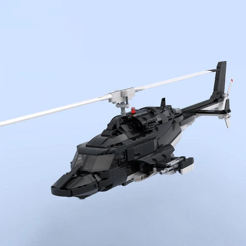 Armed Helicopter Model MOC-149250 Small Particle Building Blocks Bricks Toy Set