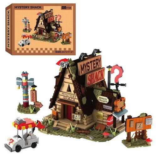 MOC Mystery Shack Gravity Falls Modular Building Brick Set –1125PCS City Creator