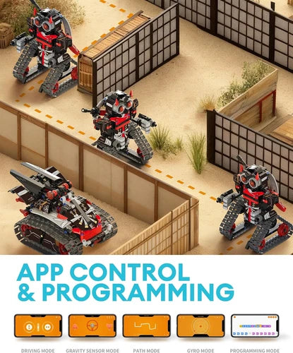 5-In-1 STEM RC Robot Building Kit - 443PCS, Gift for Boys Ages 8-13