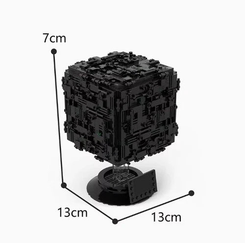 Borg Cube Spaceship Sci-Fi Model Building Block Toy Set 812PCS