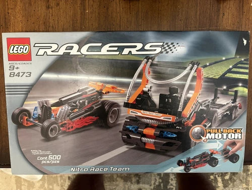 LEGO Racers 8473 Nitro Race Team Pull-Back Motor 500 pcs. New! Never opened!