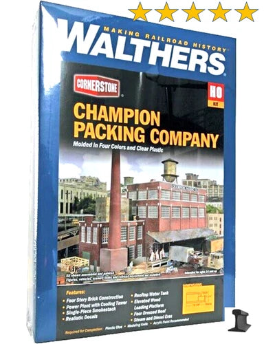 Walthers HO Scale ~ New 2026 ~ Champion Packing Plant ~ Kit ~ 933-3048