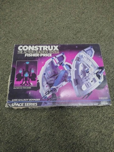 Vtg 1987 Fisher-Price Construx #6455 Space Series Galaxy Voyager