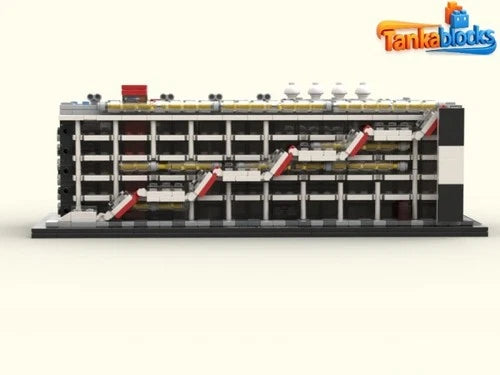 MOC-95057 Centre Pompidou Paris DIY Model building blocks Toys Christmas gift